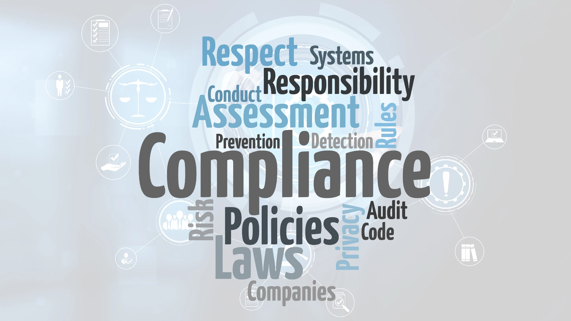 Cloud infrastructure visual for the Cloud Compliance insight